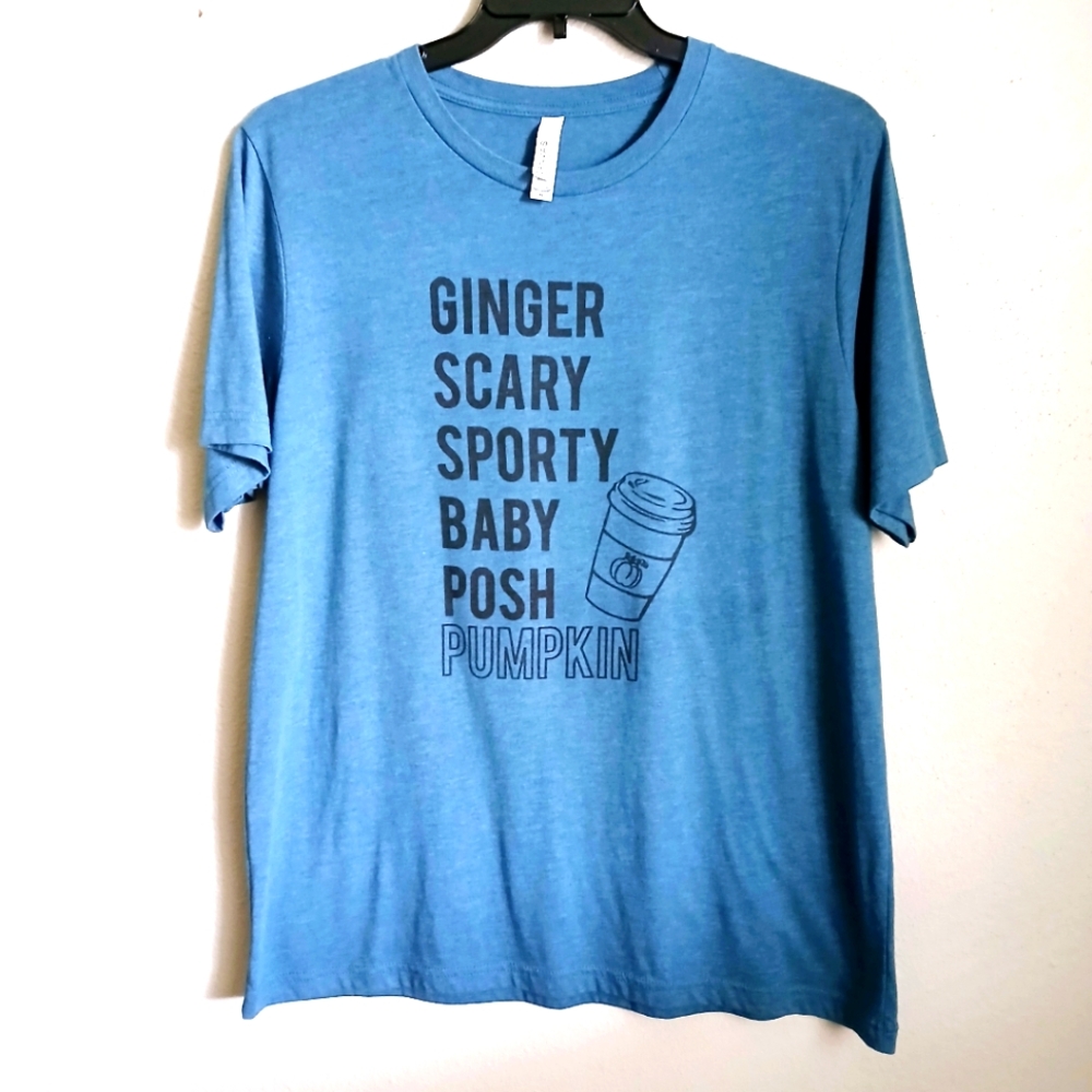Spice Girls Fall Graphic Tee Pumkin Spice Womens Size XL